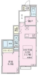 Ｒ＆Ｙ鎌倉Ｂの物件間取画像